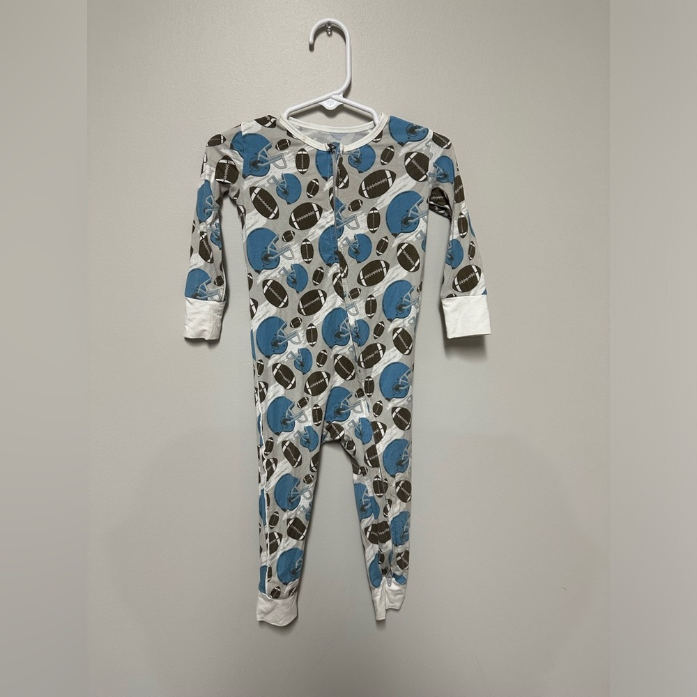 12-18m football bamboo zippy